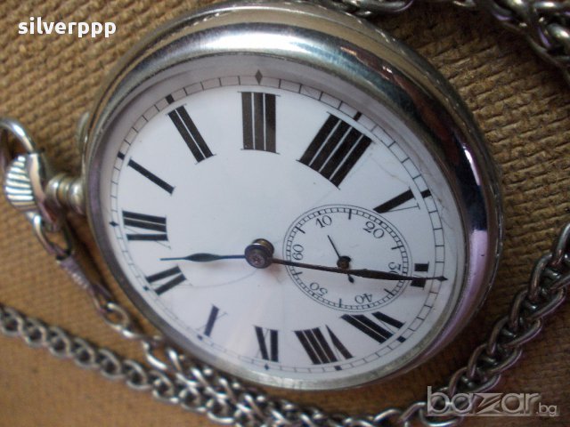 Железничарски джобен часовник, снимка 4 - Антикварни и старинни предмети - 16715188