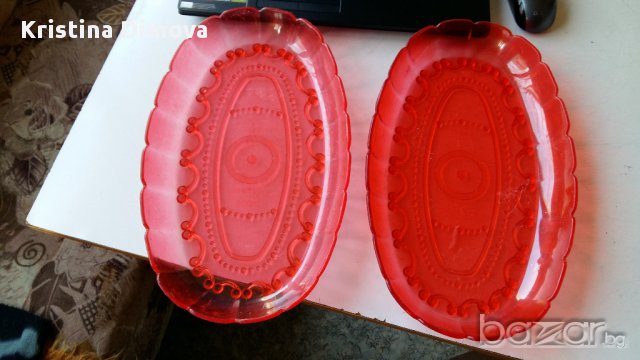 2 БР. ПОДНОСИ ЗА СЛАДКИ ИЛИ ПЛОДОВЕ, снимка 1