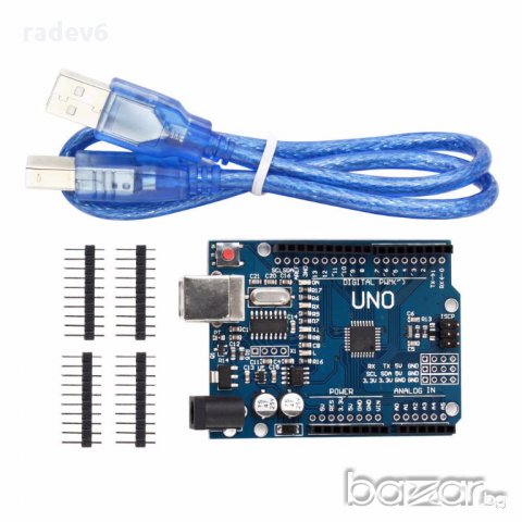 UNO R3 с ATMega328P чип с кабел // CH340 // Arduino