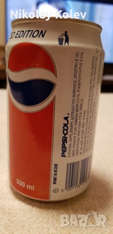 Кутийка кенче от Pepsi Michael Jackson , снимка 3 - Други ценни предмети - 25586981