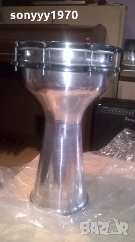 ГОЛЯМА Тарамбука 40х25см-алуминиева-нова от сирия-оригинал, снимка 6 - Ударни инструменти - 22199620