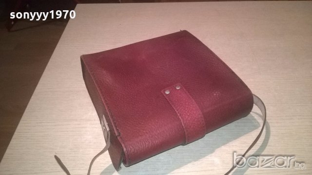 ретро кожена чанта с ремък за бинокък или камера-внос франция, снимка 11 - Колекции - 19891715