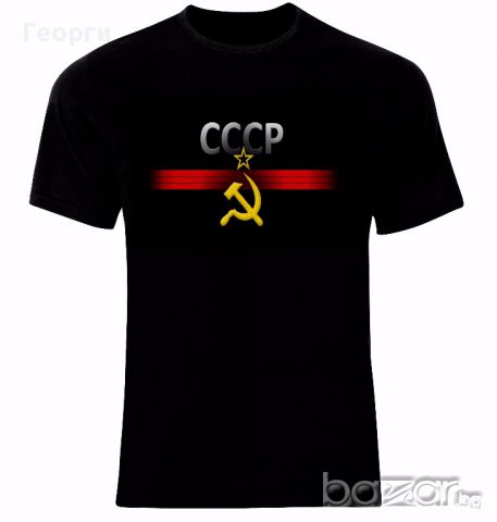 Русия CCCP Russia Moscow Flag Soviet Union Тениска Мъжка/Дамска S до 2XL, снимка 1