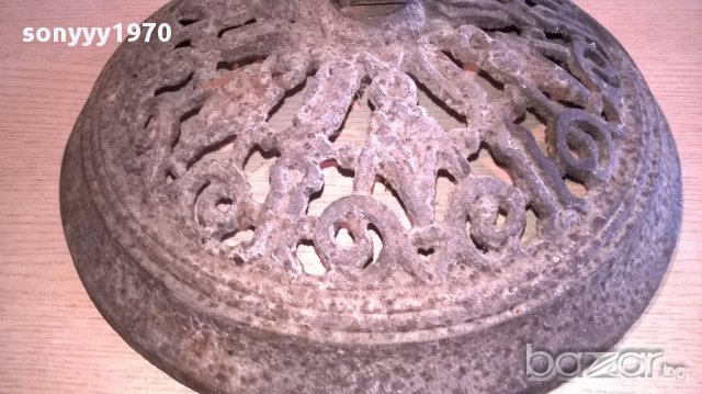 АНТИКА-Ретро колекция-метал/чугун-редка плетка-33х13см, снимка 5 - Антикварни и старинни предмети - 17734706