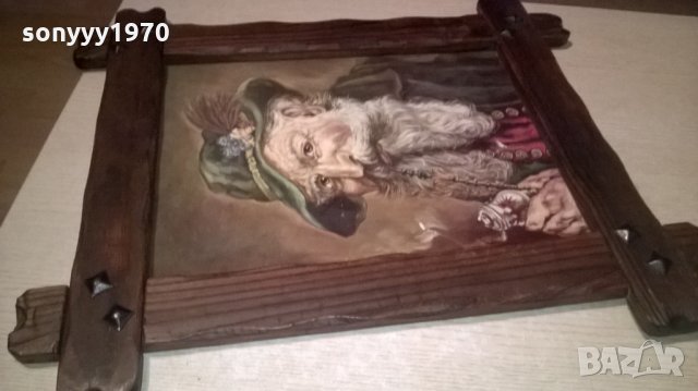 ретро картина-красива и стилна-57х48см-внос швеицария, снимка 12 - Колекции - 23507625