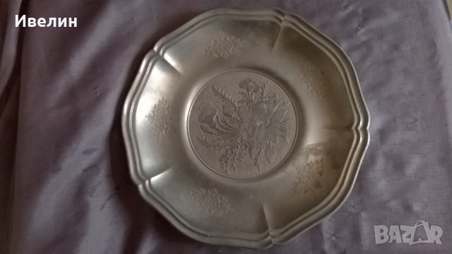 стара чиния за декорация