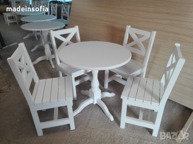 Дървени маси и столове, снимка 7 - Маси - 16659210