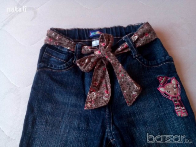 Дънки за момиче Lupilu размер 110 см, снимка 3 - Детски панталони и дънки - 16394605