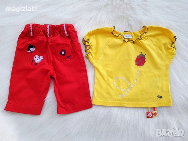 Комплект  блузка и панталон "Калинка" 6 месеца, снимка 3 - Комплекти за бебе - 24896789