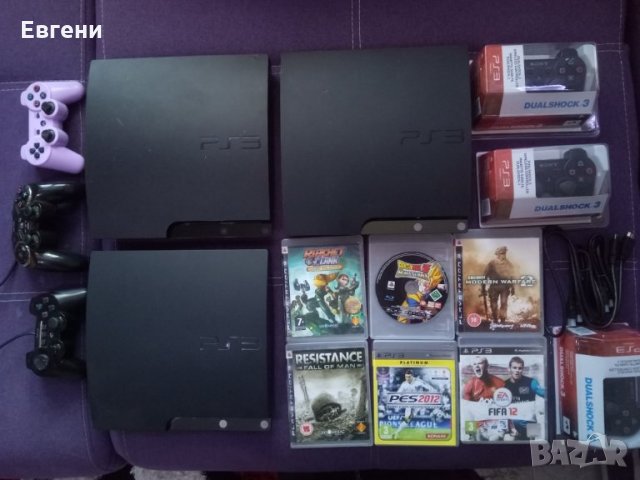 Плейстейшън 3 PS3 игри и джойстик с хард диск, снимка 1 - PlayStation конзоли - 24142091