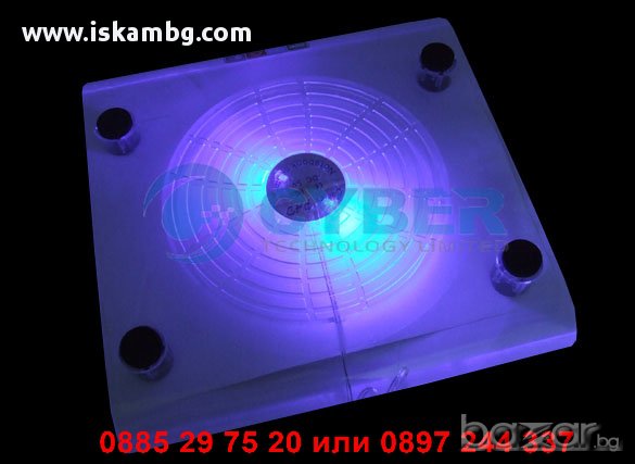 Охладител за лаптоп с голям вентилатор - код NB-7