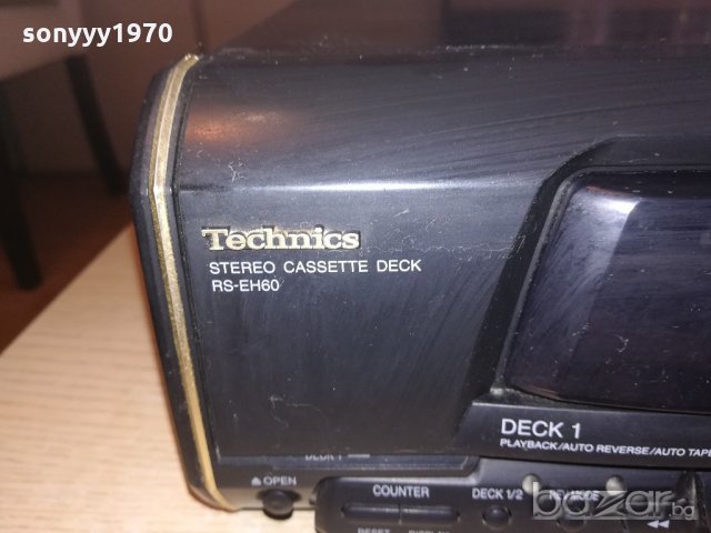 technics rs-eh60 deck-made in japan-внос швеицария, снимка 5 - Ресийвъри, усилватели, смесителни пултове - 20164376