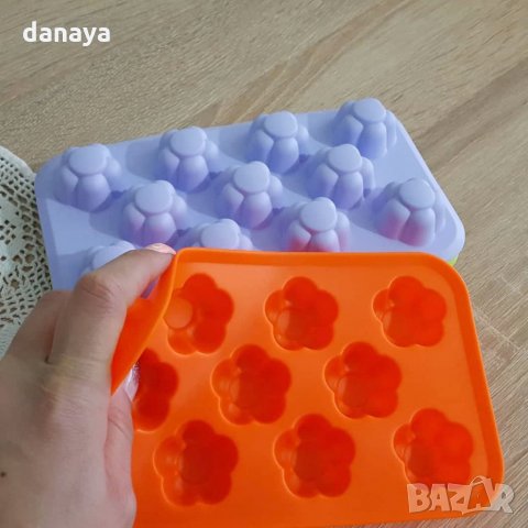 Форми за лед цветя 11 гнезда, снимка 5 - Форми - 24142206