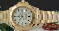 Rolex Yacht Master Dial White Yellow Gold 18K, снимка 1