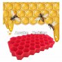 пчелна медена пита силиконова форма за украса торта фондан тесто декорация , снимка 1 - Форми - 17193164