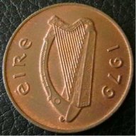2 пенса 1979, Ирландия, снимка 2 - Нумизматика и бонистика - 13977350