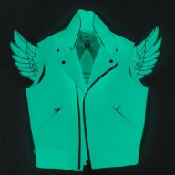 ADIDAS JEREMY SCOTT WINGS GLOW IN THE DARK Светещ Елек size XL, снимка 3 - Якета - 6552782