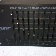 Boost eq-215s dual 15 band equalizer-профи-внос швеицария, снимка 7 - Ресийвъри, усилватели, смесителни пултове - 18127724