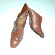 Френски Кожени обувки, снимка 1 - Дамски ежедневни обувки - 14171085
