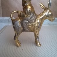 метална статуетка-"настрадин ходжа и магарето", снимка 2 - Антикварни и старинни предмети - 15002435