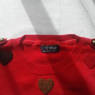 Червена блуза Next (некст) Намалена, снимка 2 - Детски Блузи и туники - 11366682