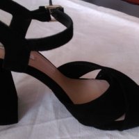 ОРИГИНАЛНИ сандали на ток MASSIMO DUTTI, снимка 8 - Дамски елегантни обувки - 24042636