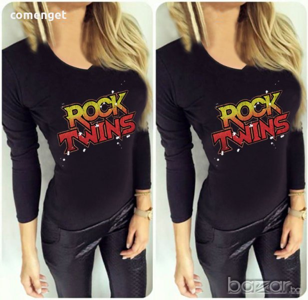  NEW! ROCK TWINS дамски тениски и блузи! Поръчай модел с ТВОЯ идея! , снимка 1