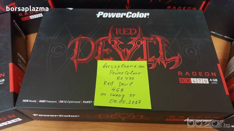 **Топ цена** 6 PowerColor Radeon RX 580 Red Devil 8192MB GDDR5  PCI-Express Graphics Card, снимка 1