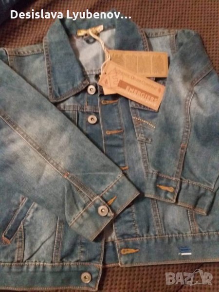 Дънково яке за момиче-Шанс за Боби-Благотворителен базар, снимка 1