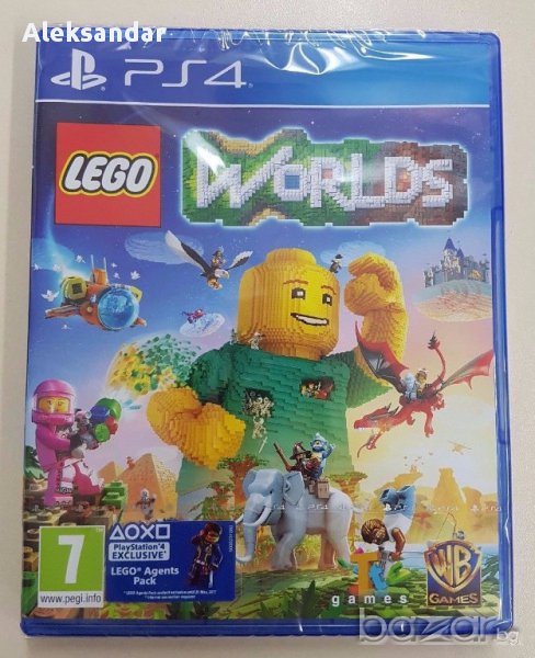 Нова Запечатана ps4 Lego Worlds,лего,пс4, снимка 1