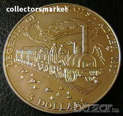 5 долара 2001, Либерия, снимка 1