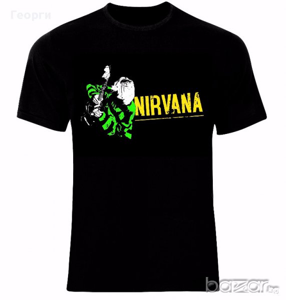 Nirvana Kurt Cobain Тениска Мъжка/Дамска S до 2XL, снимка 1