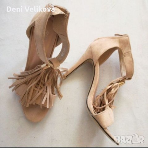 Обувки, снимка 5 - Дамски обувки на ток - 23879263