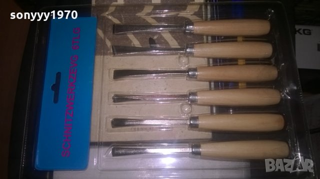 schnitzwerkzevg-6tlg-длета-криви прави обли-различни-6бр, снимка 6 - Други инструменти - 25364347