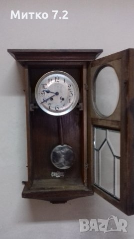 Стар стенен часовник, снимка 5 - Антикварни и старинни предмети - 25381327