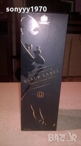 johnnie walker-black label-12-кутия от уиски, снимка 3 - Колекции - 22925196