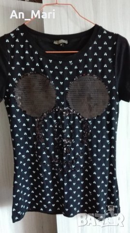 ICEBERG дамска блузка с пайети, снимка 1 - Тениски - 21706542