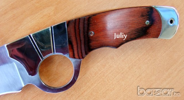 Ловен нож с фиксирано острие COLUMBIA №A10 , снимка 2 - Ножове - 7623736