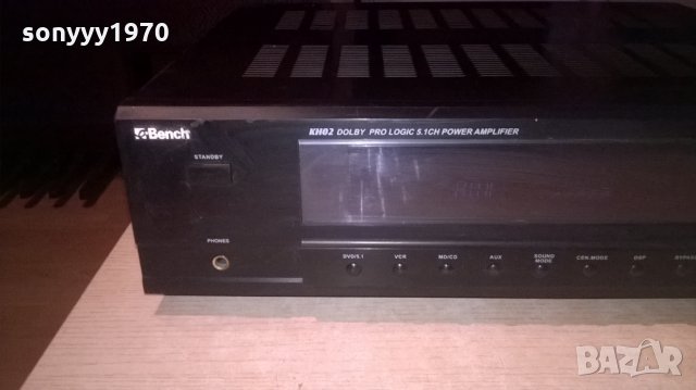 bench kh02 amplifier-внос швеицария, снимка 9 - Ресийвъри, усилватели, смесителни пултове - 23613688