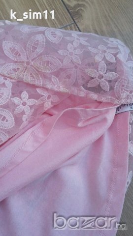 2 бр. розови дантелени рокли за 5 и 6 г , снимка 6 - Детски рокли и поли - 19259209