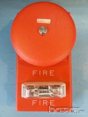 Аларма за пожароизвестяване с червен светлинен сигнал., снимка 1 - Обзавеждане за заведение - 20954775