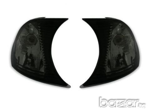 Кристални мигачи до фара BMW E46 купе / кабрио (01-03) - опушени