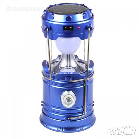 5800 Соларна къмпинг лампа с USB зарядно, снимка 7 - Къмпинг осветление - 24975767