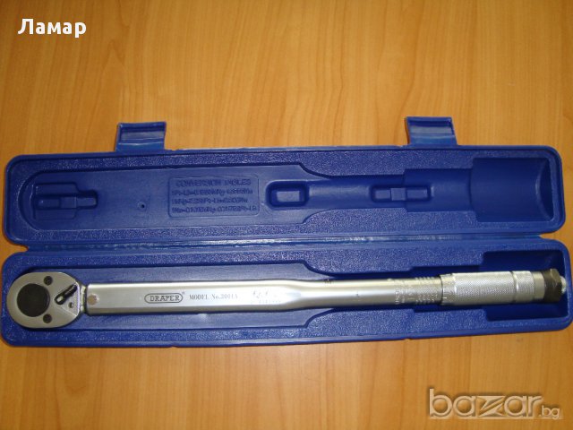 Динамо метричен ключ 30-210Nm производител DRAPER Англия., снимка 1 - Ключове - 11933798