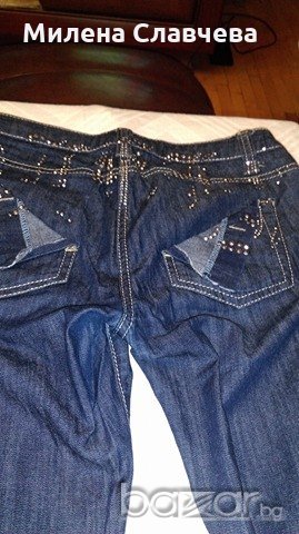 100% ОРИГИНАЛНИ ДЪНКИ PHILIPP PLEIN, снимка 10 - Дънки - 20904029