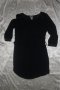 Черна рокля - туника НМ H&M със златист кант , снимка 8