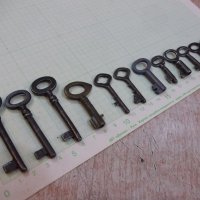Лот от 13 бр. стари ключета за ключалки, снимка 8 - Други ценни предмети - 19956108