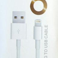 USB Lightning кабел за iPhone 5/6/6+, iPad4/Air и др.- 3 метра, снимка 1 - USB кабели - 13061309