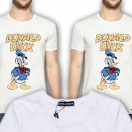D&G Dolce and Gabbana Donald Duck Print Мъжка Тениска size 46 (S), снимка 3 - Тениски - 6872312