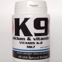 Натурален K9 Calcium + Vitamin D + Magnesium + Zing, снимка 1 - За кучета - 10982760
